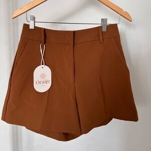 Orajie Camel Shorts